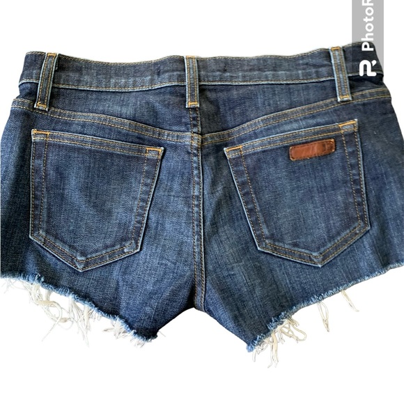 Joes Jeans Cut Off Raw Denim Shorts Marisela Size 27 - Picture 2 of 4